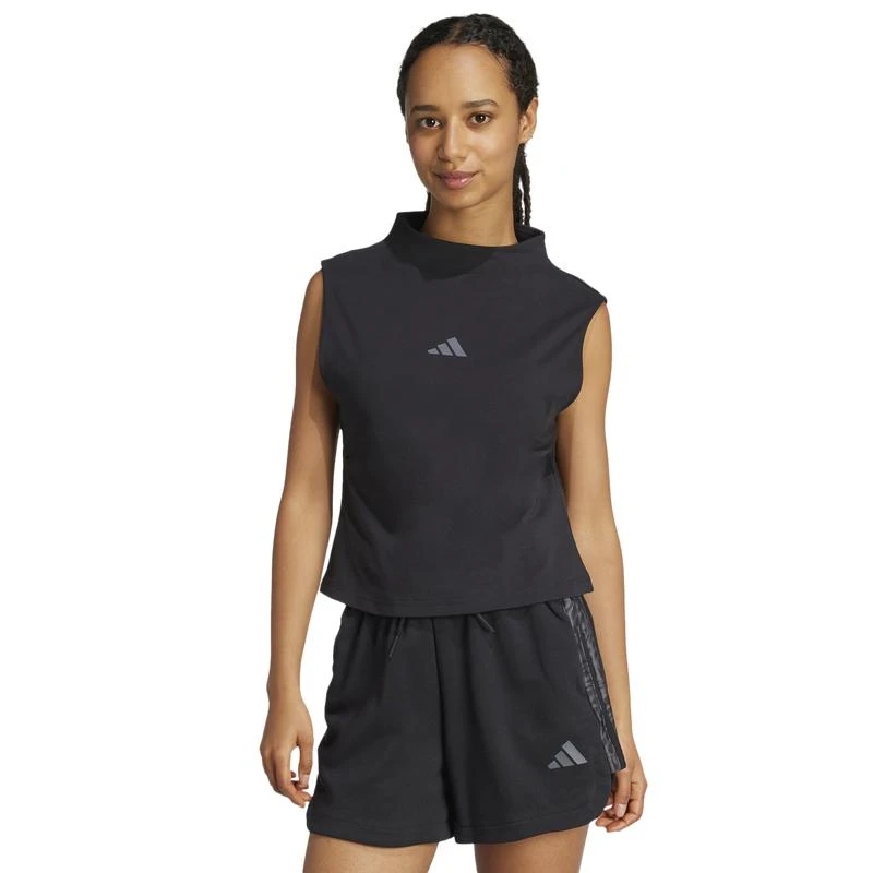 Adidas adidas Essentials Slim High Neck Tank Top - Women's 1