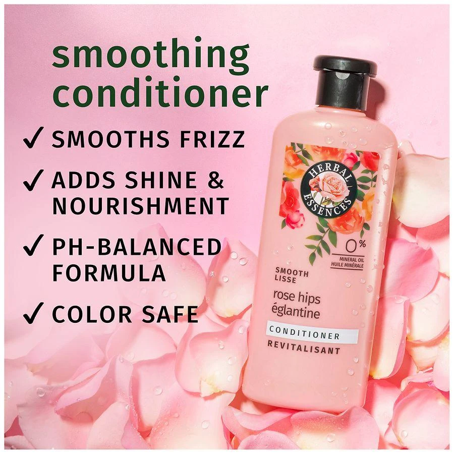 Herbal Essences Rose Hips Smooth Conditioner Luscious floral bouquet with rose petal top notes 3