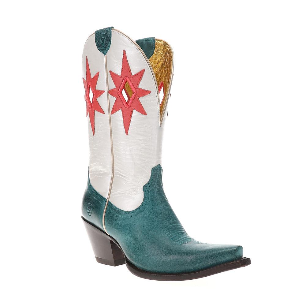 Ariat Starlight Cut-Outs Embroidered Snip Toe Cowboy Boots