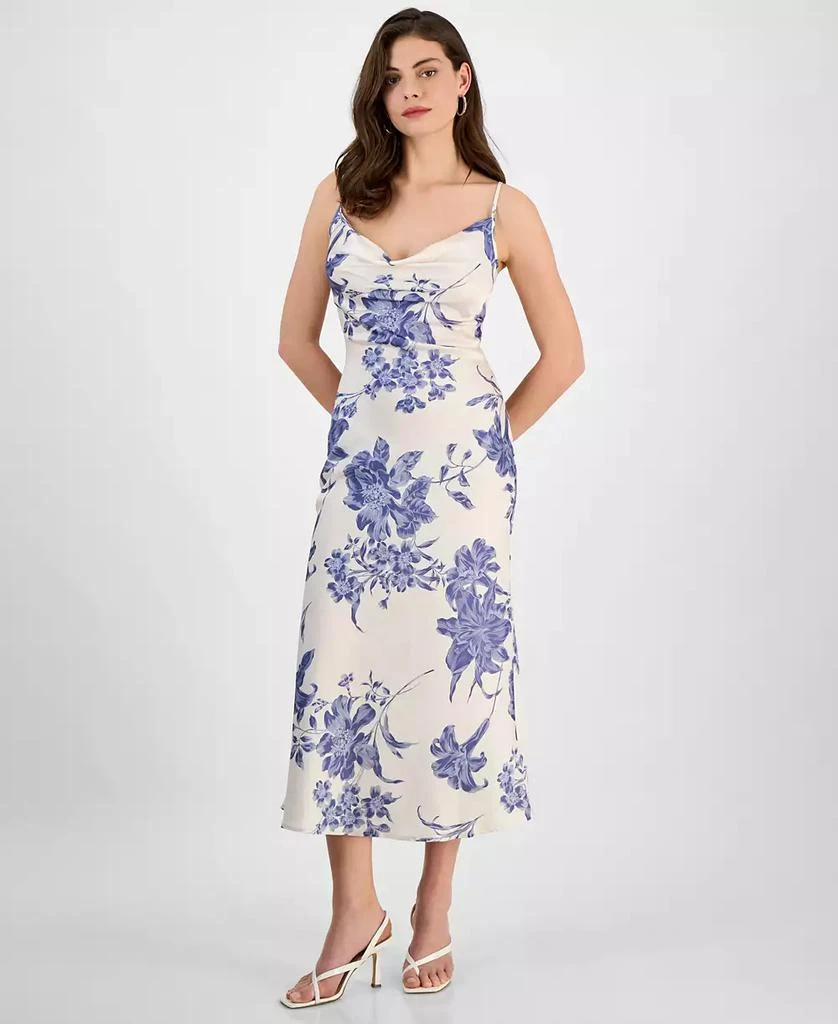 knee length dresses for ladies Guess Dusty Rose Flounce Dress  PS Glam Kloset