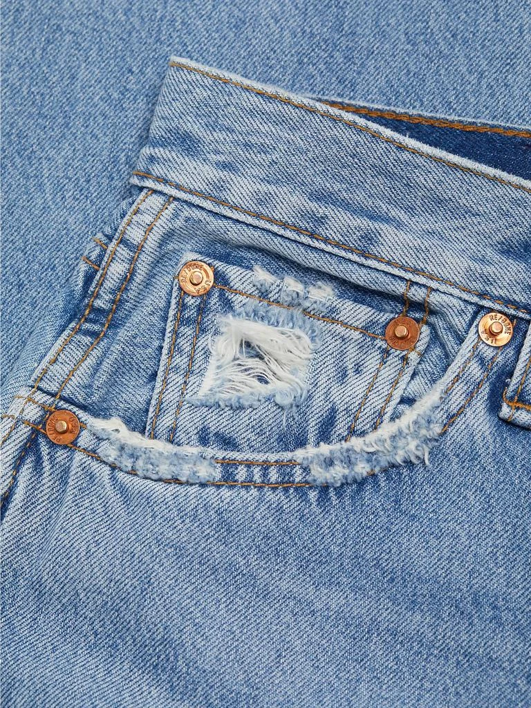 Re/Done 90s High-Rise Rigid Straight Jeans 7