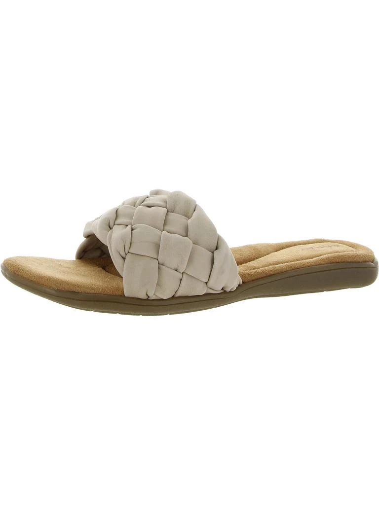 Array Callisto Womens Leather Woven Slide Sandals 7