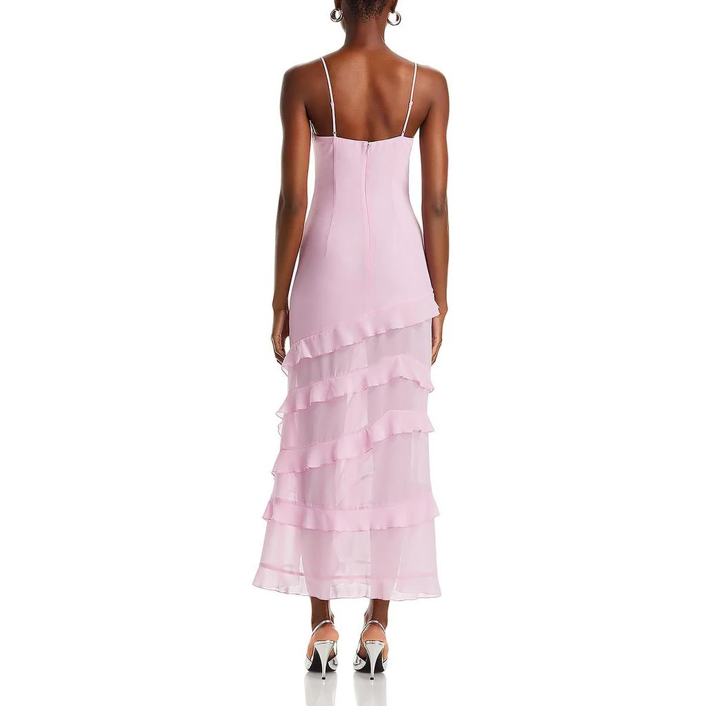 Bardot Cantara Womens Ruffle Tiered Maxi Dress 2