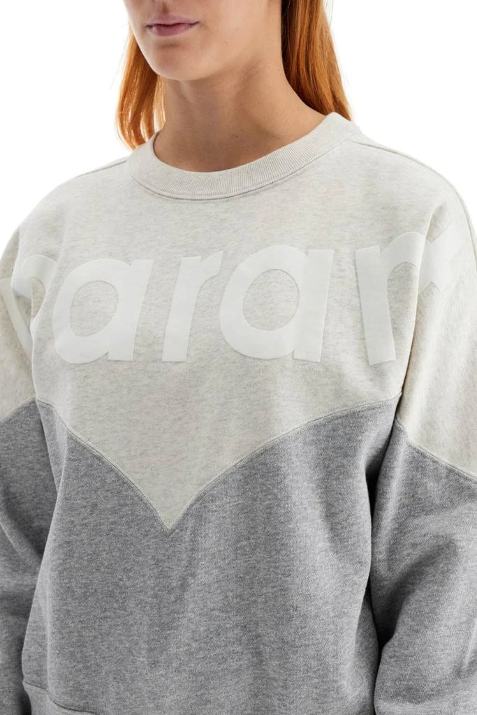 Isabel Marant houston sweatshirt with flocked logo 4