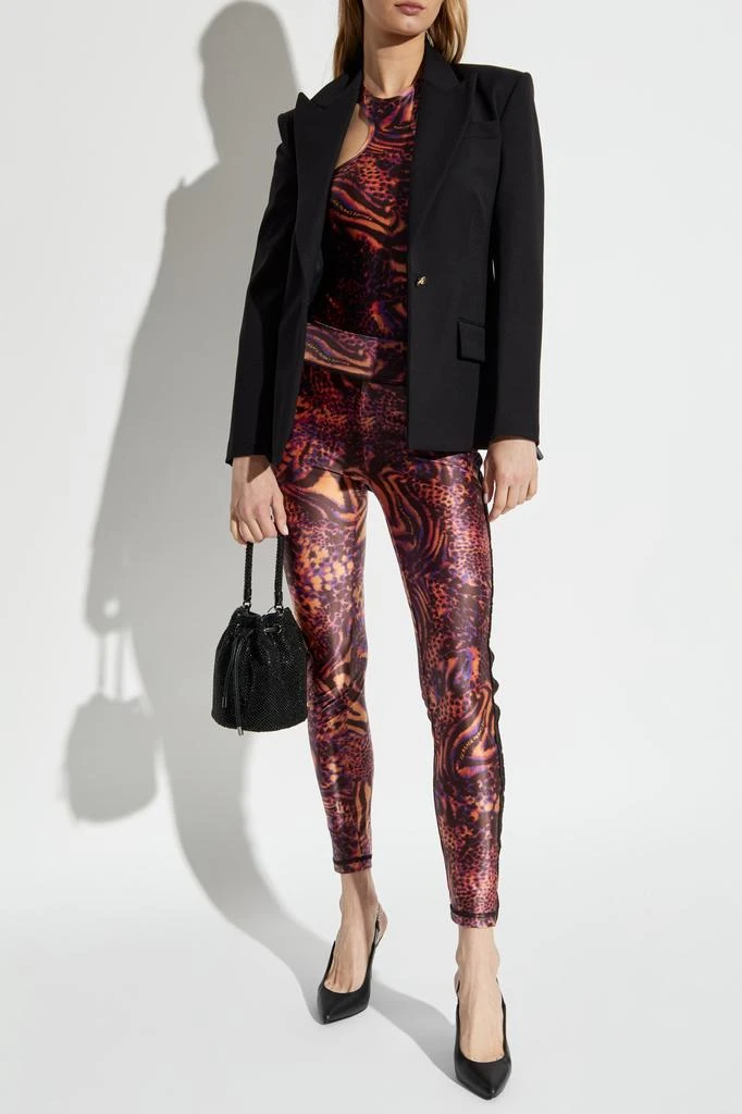 Versace Leggings with animal print 2