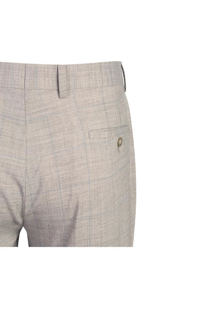 English Laundry Plaid Grey Wool Blend Suit 10