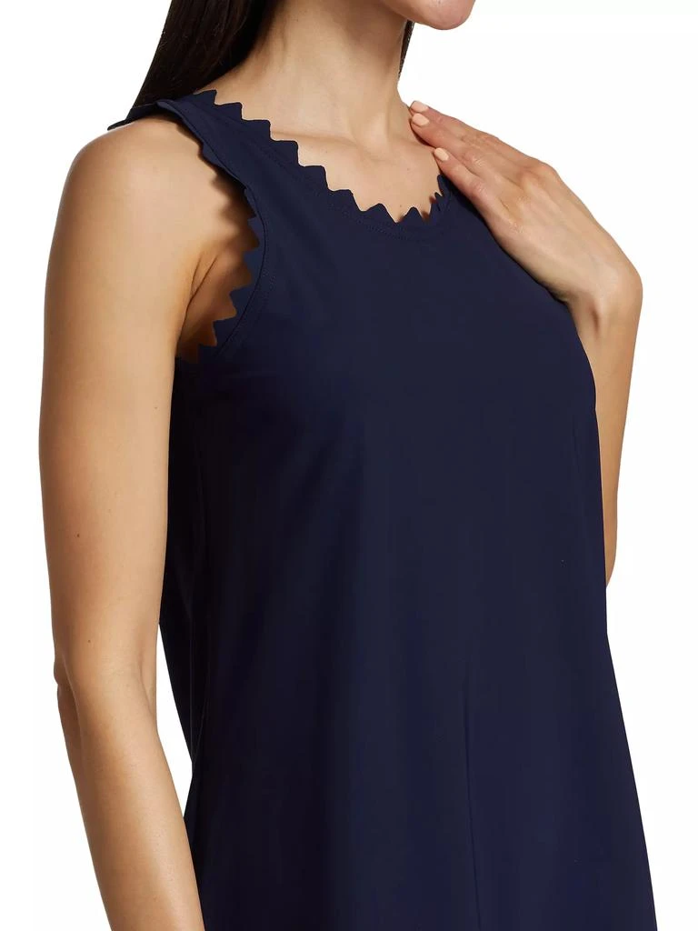 Karla Colletto Swim Ines Scalloped A-Line Dress 5
