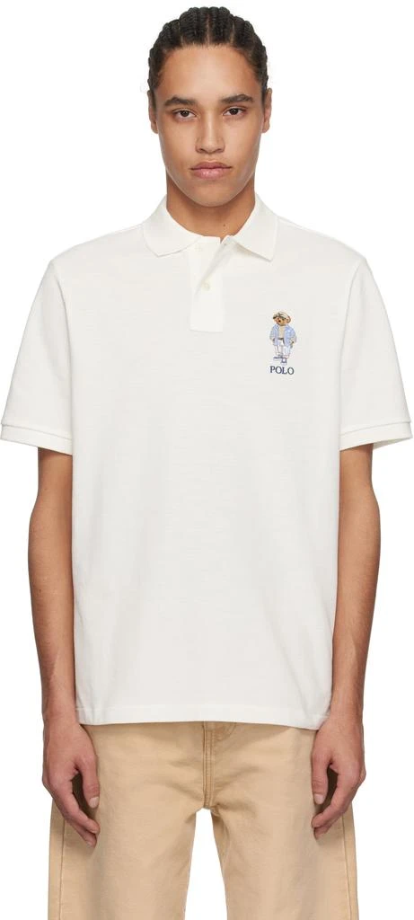 Ralph Lauren White Artisan Short Sleeve Polo 1