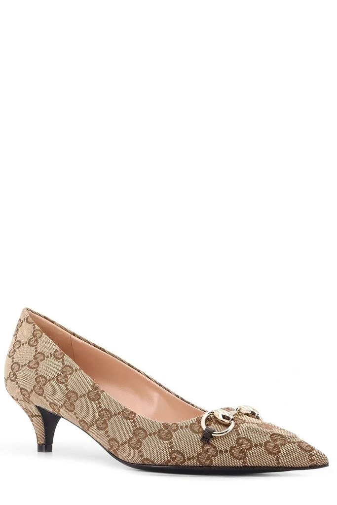 Gucci Gucci Horsebit Pointed-Toe Pumps 2