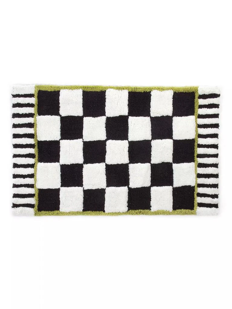 MacKenzie-Childs Courtly Check Bath Mat 1