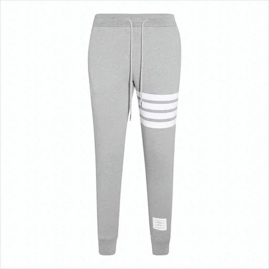Thom Browne Slim-Fit Heather Grey Jogger Pants