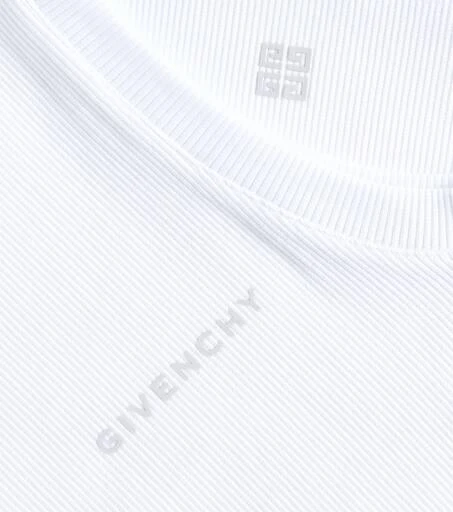 Givenchy Logo ribbed-knit cotton tank top 2