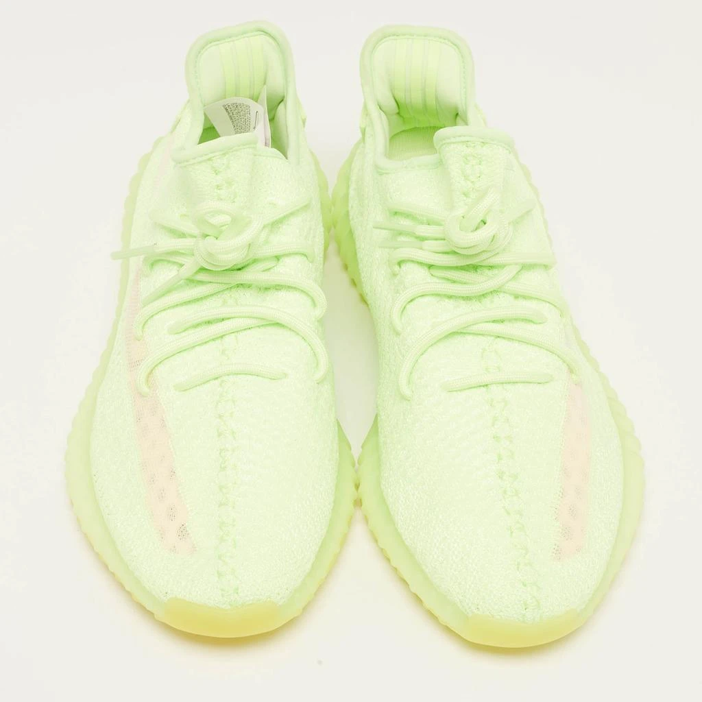 YEEZY Yeezy x Adidas Neon Green Knit Fabric Boost 350 V2 Glow Sneakers Size 46 3