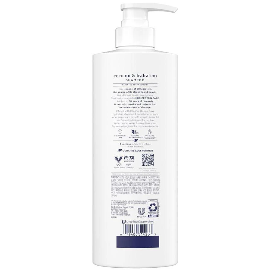Dove Shampoo Coconut & Hydration with Coconut Oil 2