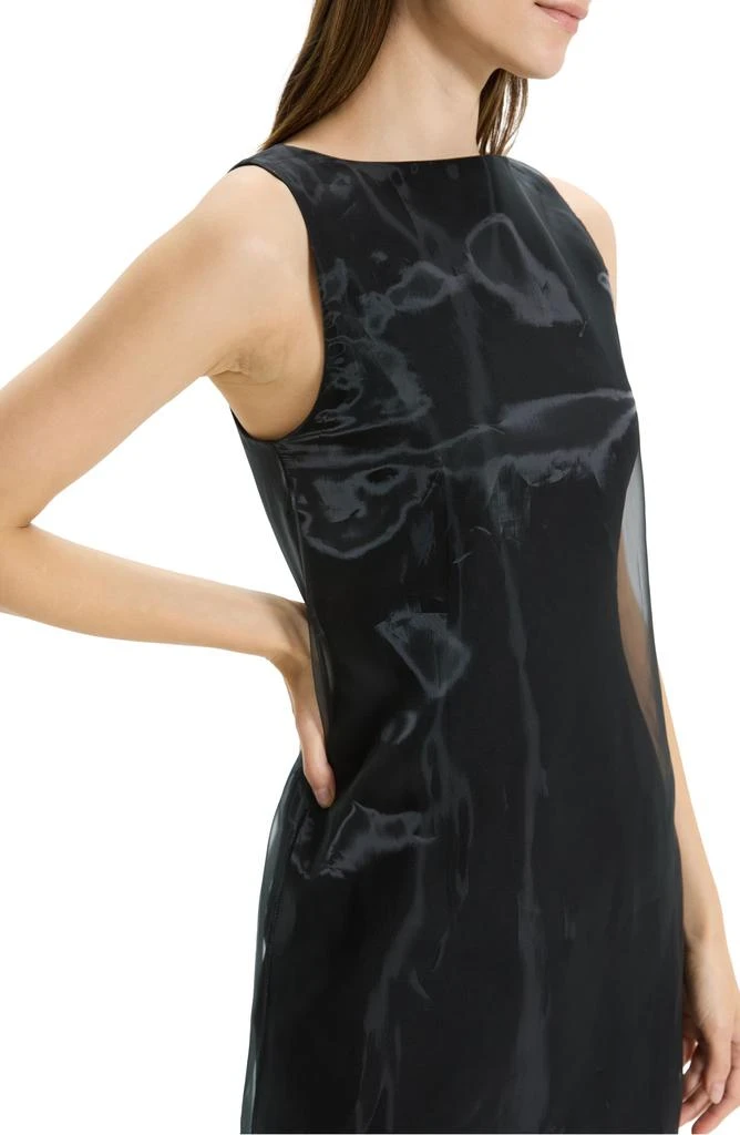Theory Overlay Sleeveless Linen Blend Dress 4