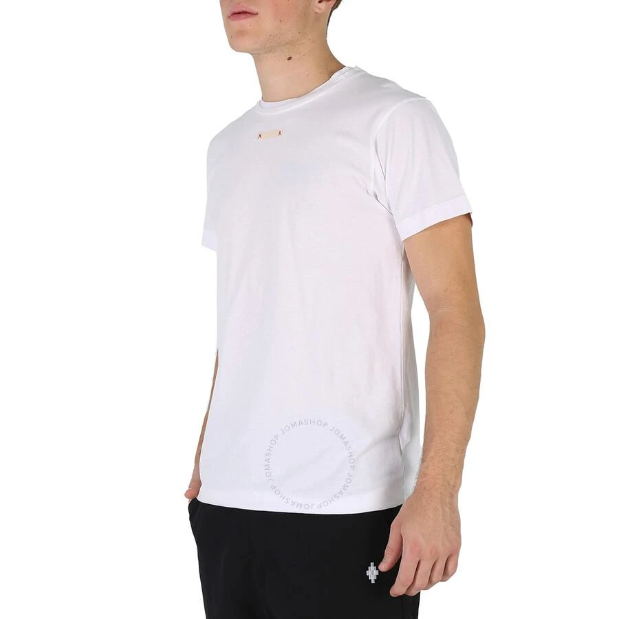 Maison Margiela White Patch Detail Cotton Jersey T-Shirt 3