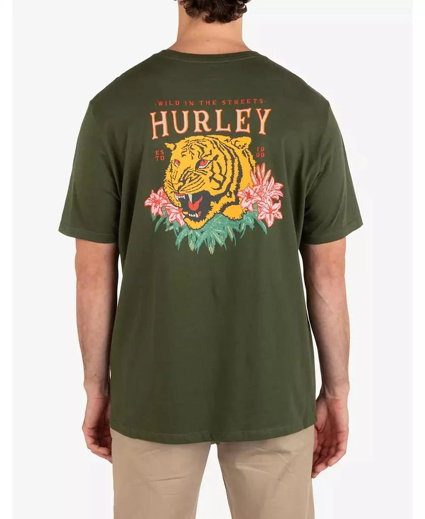 Hurley Men's Everyday Tiger Palm Short Sleeve T-shirt 1