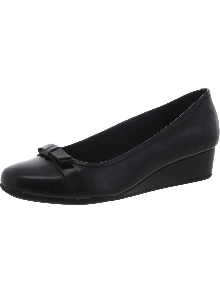 Easy Spirit GERTA 3 Womens Faux Leather Round toe Wedge Heels 1