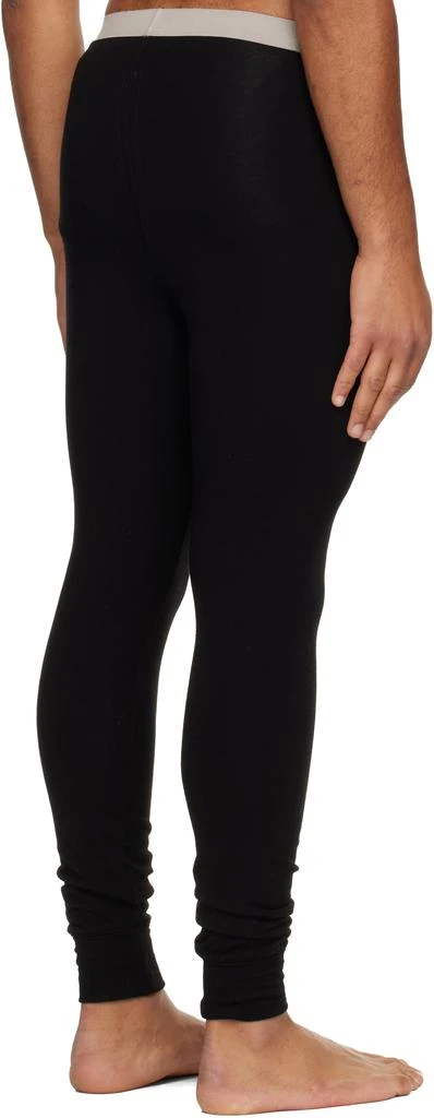 Rick Owens Black Concordians Thermal Leggings 3