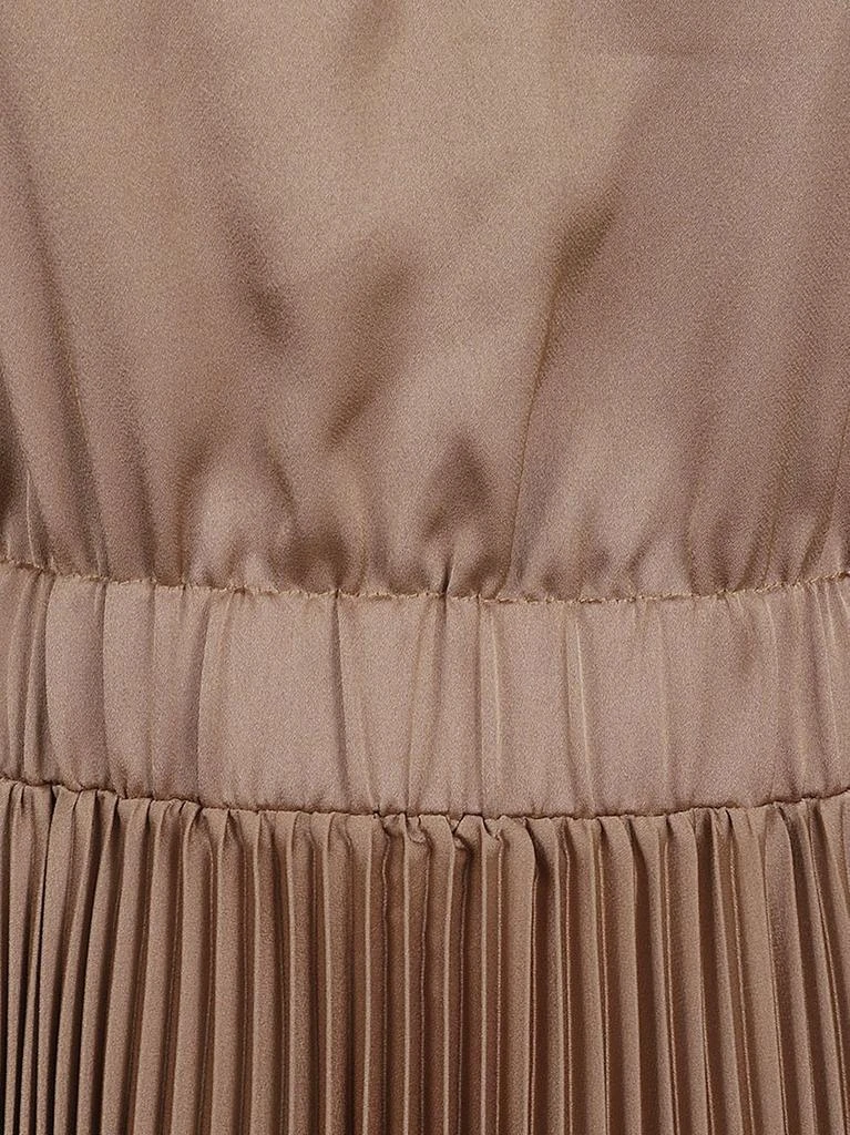 Fabiana Filippi Fabiana Filippi Pleated Effect V-Neck Long Dress 3