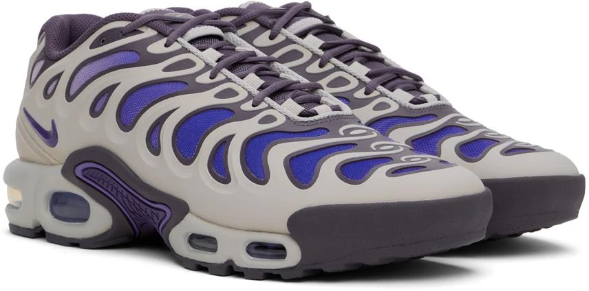 NIKE Purple & Gray Air Max Plus Drift Sneakers 4