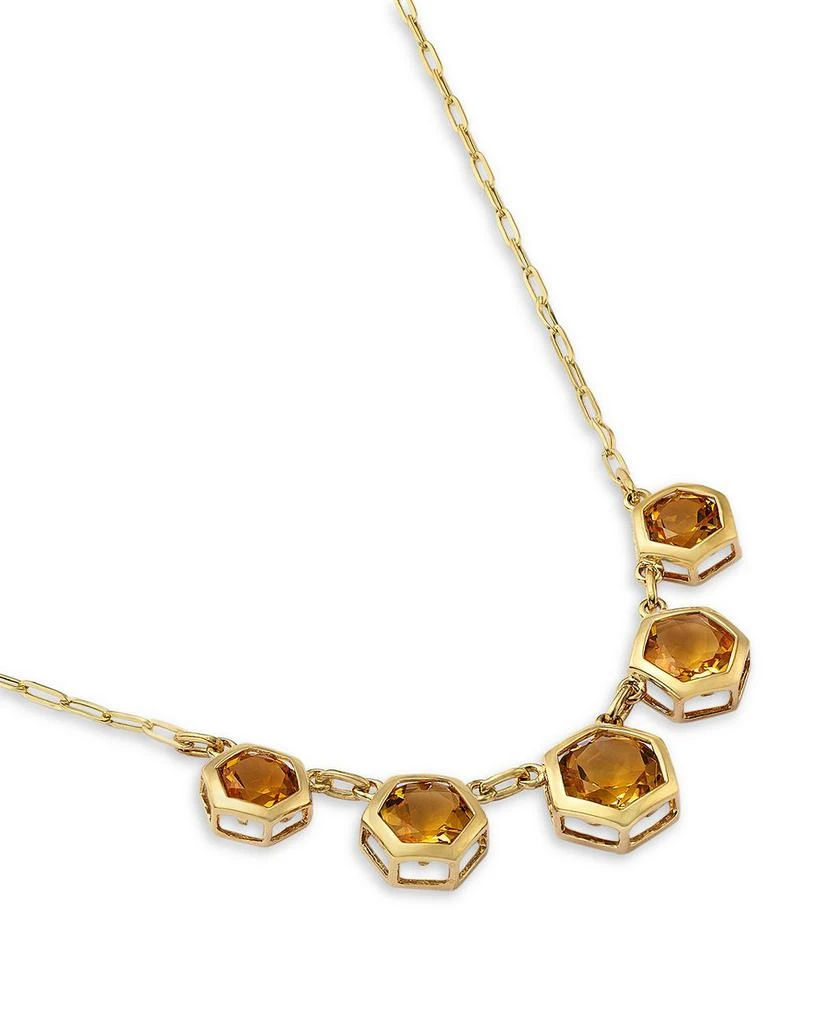 Bloomingdale
s Fine Collection Citrine Five Stone Collar Necklace in 14K Yellow Gold, 16-18" 3