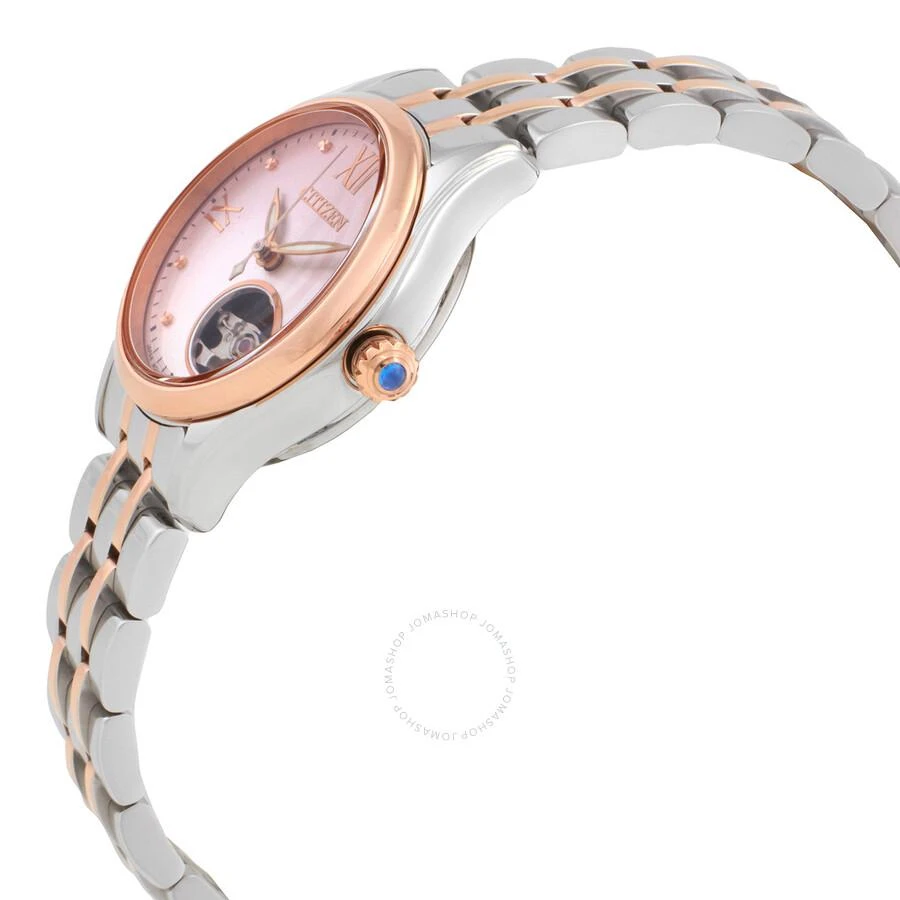 Citizen Luna Automatic Pink Dial Two-Tone Ladies Watch PR1044-87X 2