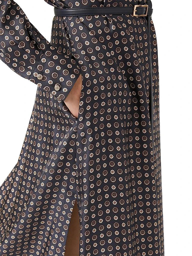 Max Mara Printed Silk Shirt Dress 4