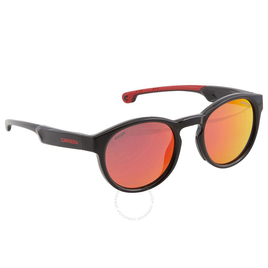 Carrera Red Mirror Oval Men's Sunglasses CARRERA DUCATI 012/S 0OIT/UZ 51