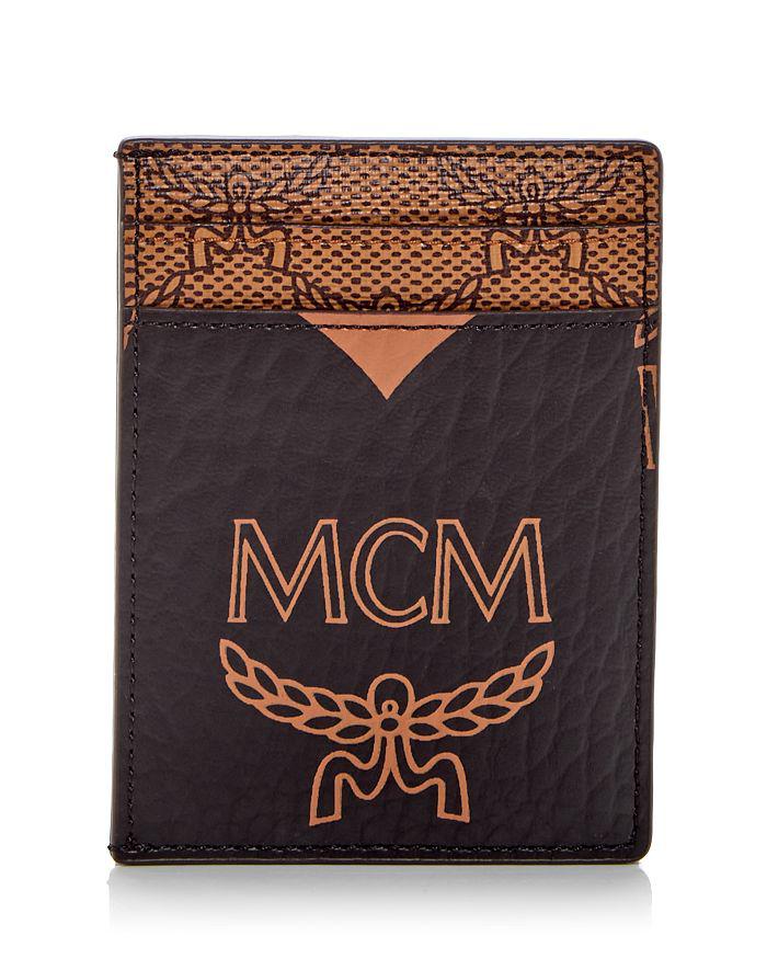 [MCM]★Aren Visetos Card Case Mini Aren Card Case in Visetos Cognac | MCM ®US