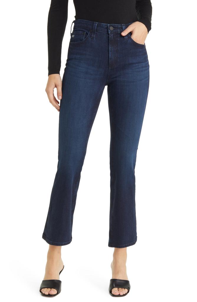 AG Farrah High Waist Crop Bootcut Jeans