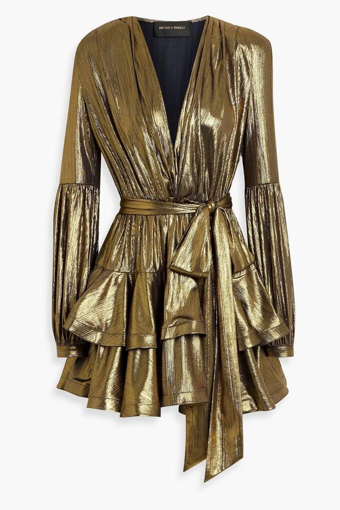 bronx and banco sabrina embroidered a line midi dress Pre-owned Bronx and Banco Midnight Sequin Gown – Sabrina's Closet main image 1