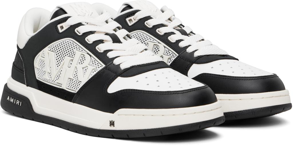 AMIRI Black & White Classic Low Sneakers - Casual Shoes