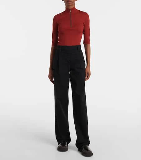 Brunello Cucinelli High-rise wide-leg jeans 6