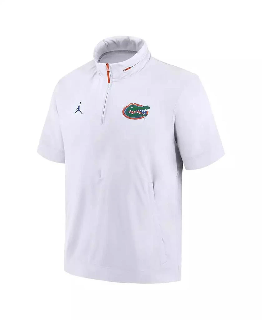 Jordan Men's White Florida Gators 2024 Sideline Coach Short Sleeve
