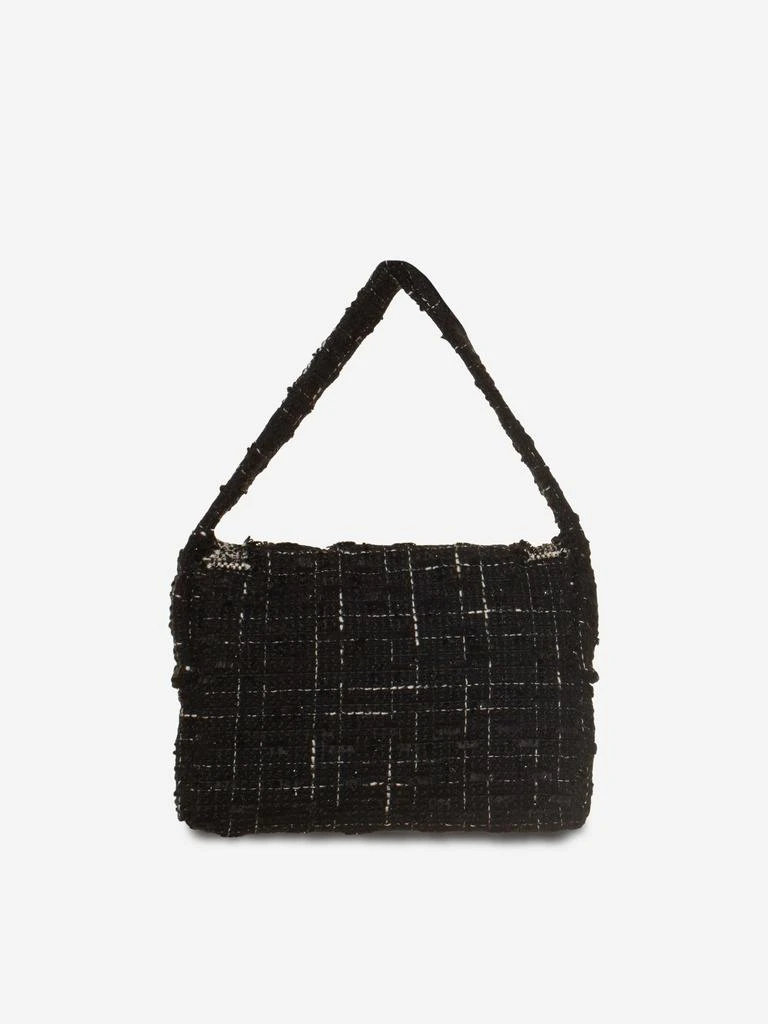 Patachou Patachou Girls Tweed Handbag in Black (19cm) 3