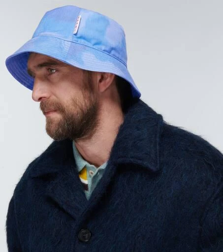 Marni Tie-dye canvas bucket hat 3