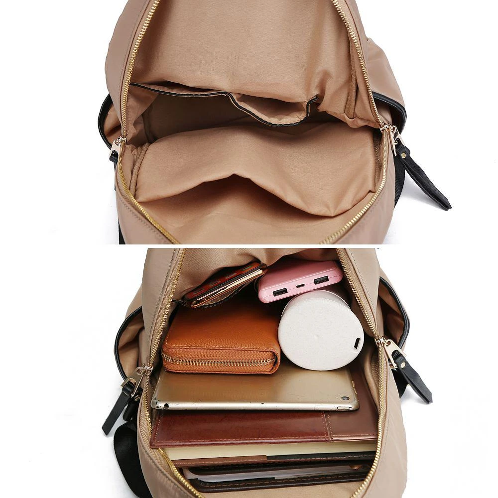 MKF Collection By Mia K. Greer Nylon Backpack Multi Pockets 6