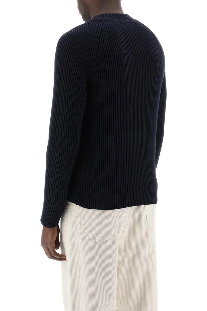 AMI ALEXANDRE MATIUSSI cotton-wool crewneck sweater 3