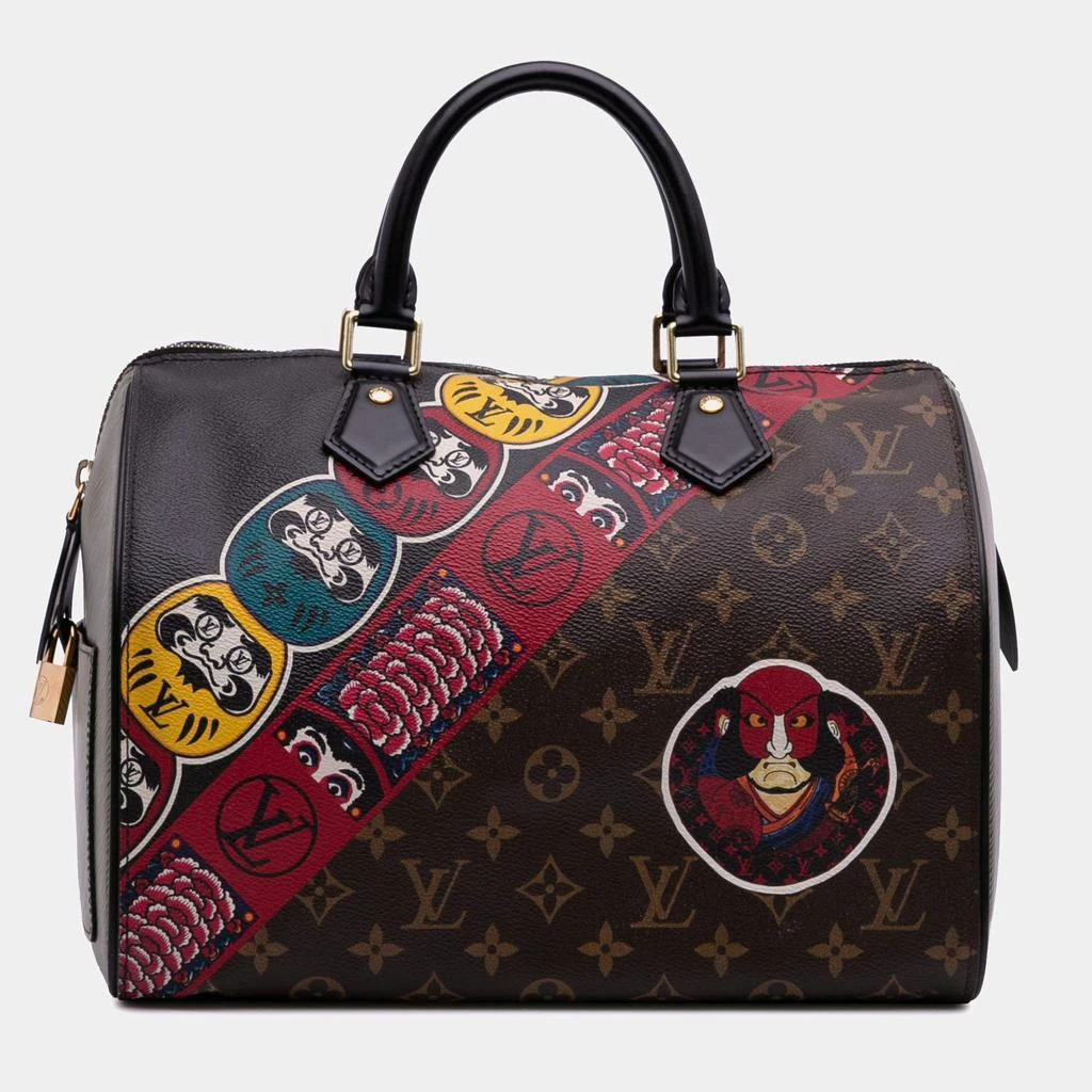 Louis Vuitton Louis Vuitton Brown Monogram Kabuki Speedy  30 Bag 1