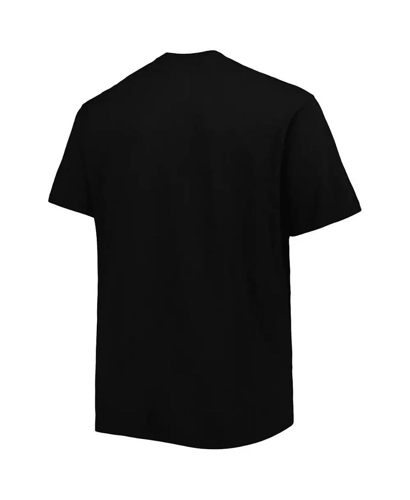 Profile Men's Black Brooklyn Nets Big and Tall Heart and Soul T-shirt 3