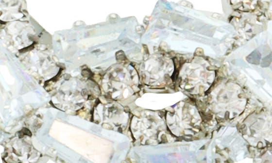 Panacea Crystal Lined Link Drop Earrings