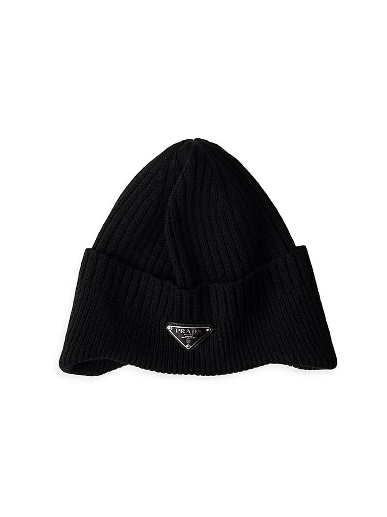 帽子 PRADA Re-Nylon Gabardine and wool cap Shop Re-Nylon Gabardine And Wool Cap on Sale at BeyondStyle – Get