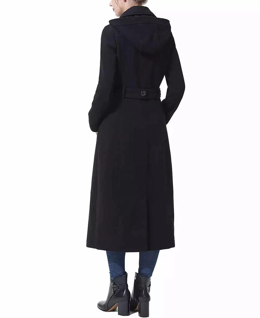 kimi + kai Women's Laila Long Hooded Wool Walking Coat 2