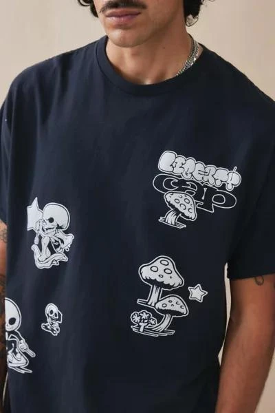 Urban Outfitters Mushroom Cotton Graphic Tee 2