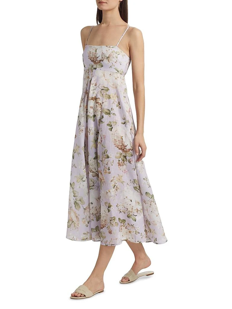 white christmas dresses Zimmermann Acacia Scallop Mini Dress Pink Floral – blueandcream