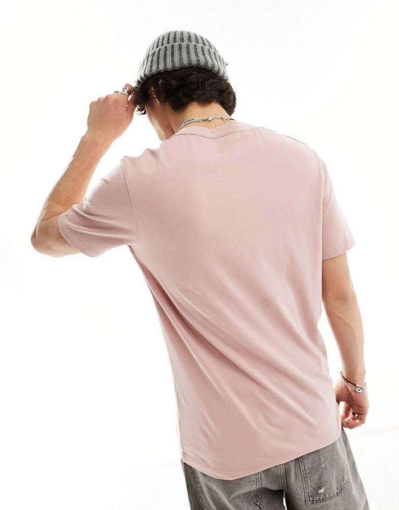 ALL SAINTS AllSaints Brace brushed cotton t-shirt in pastel pink 4