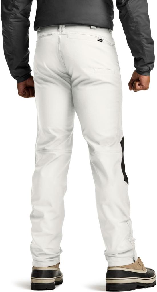 CQR CQR Men’s Softshell Fleece Lined Winter Hiking Pants, Water Resistant Insulated Thermal, Outdoor Tactical Warm Snow Ski Pants