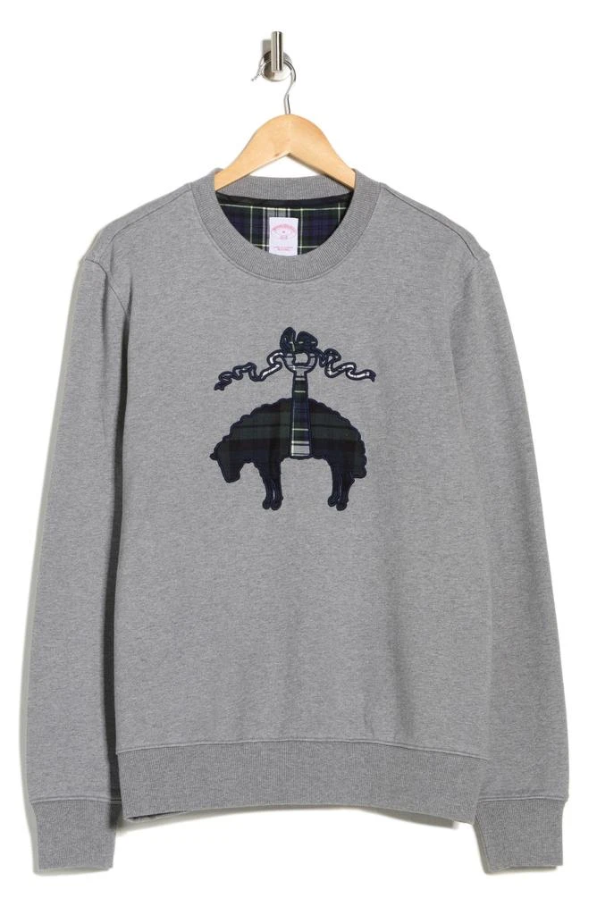 Brooks Brothers Plaid Golden Fleece Crewneck Pullover 3