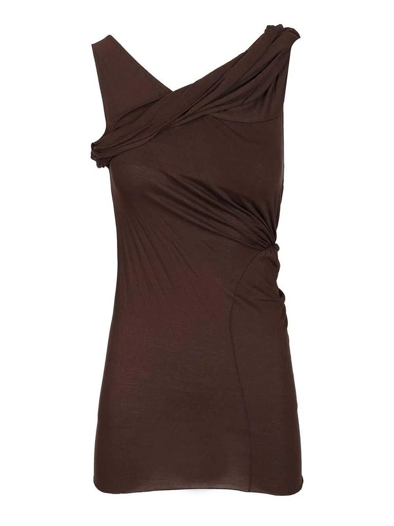 Rick Owens Rick Owens Lilies Sahara Ruched Top from Cettire